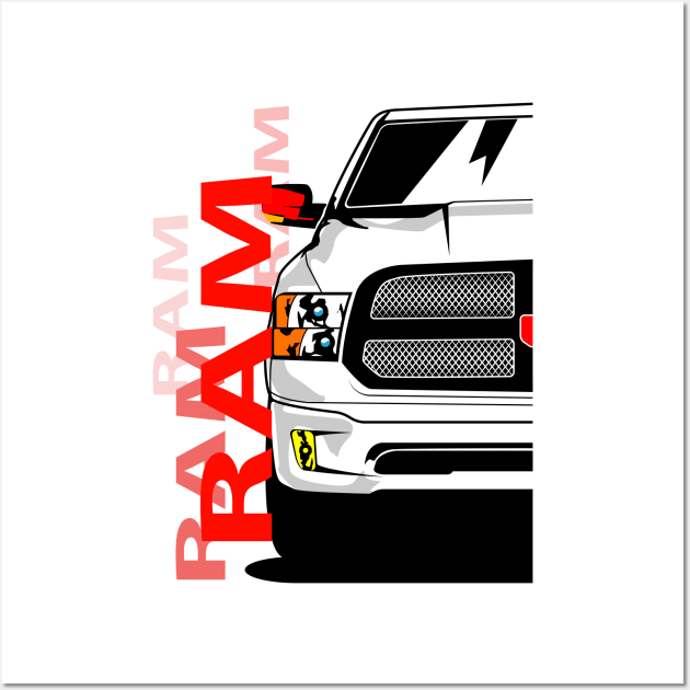 RAM 1500 2018 Wall Art by gaplexio